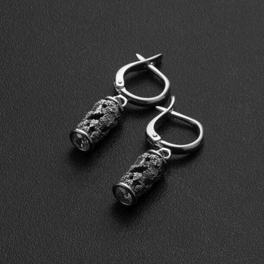 Купить Серьги из серебра "Виноградная Лоза" (72242)