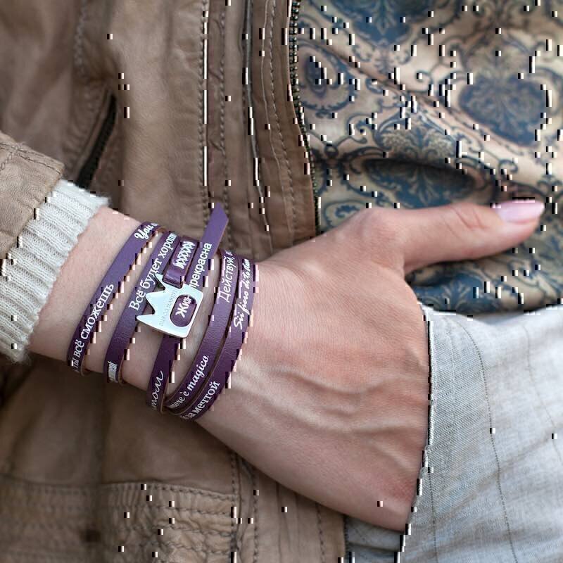 Купить Браслет POZITIFF DARK PURPLE (85362)