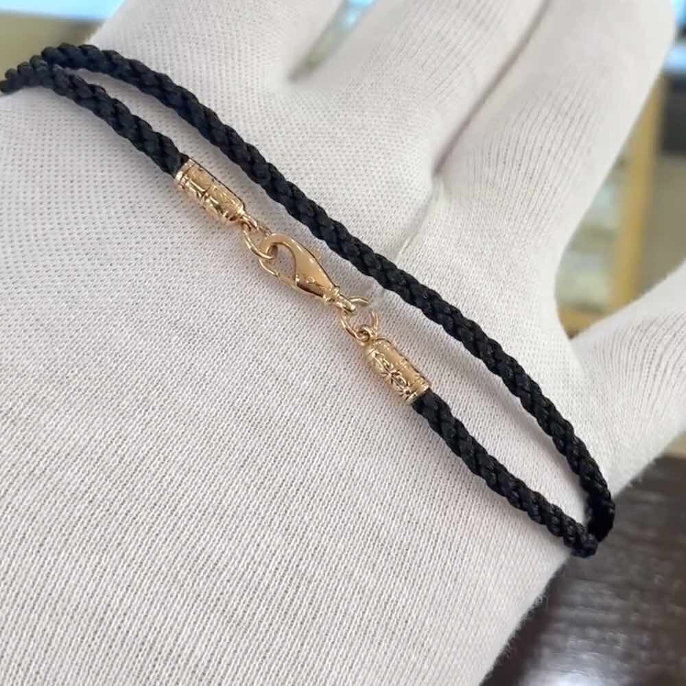 Купить Гайтан с замком из красного золота (91005)