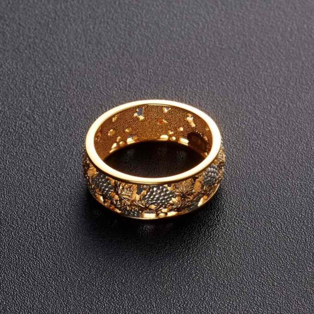 Купить Кольцо из серебра "Виноградная Лоза" (32148)