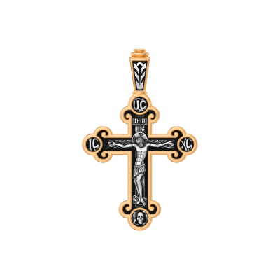 картинка Крест из серебра "Распятие Христово" (42837) 