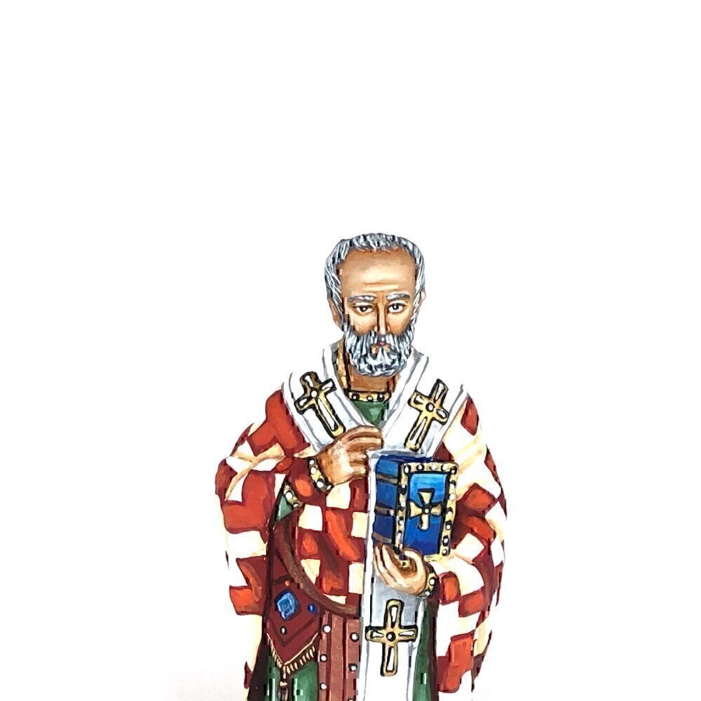 Купить Миниатюра "Святой Николай Чудотворец" (8298)