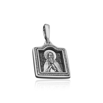 картинка Образ из серебра "Святой Сергий Радонежский" (52470) 