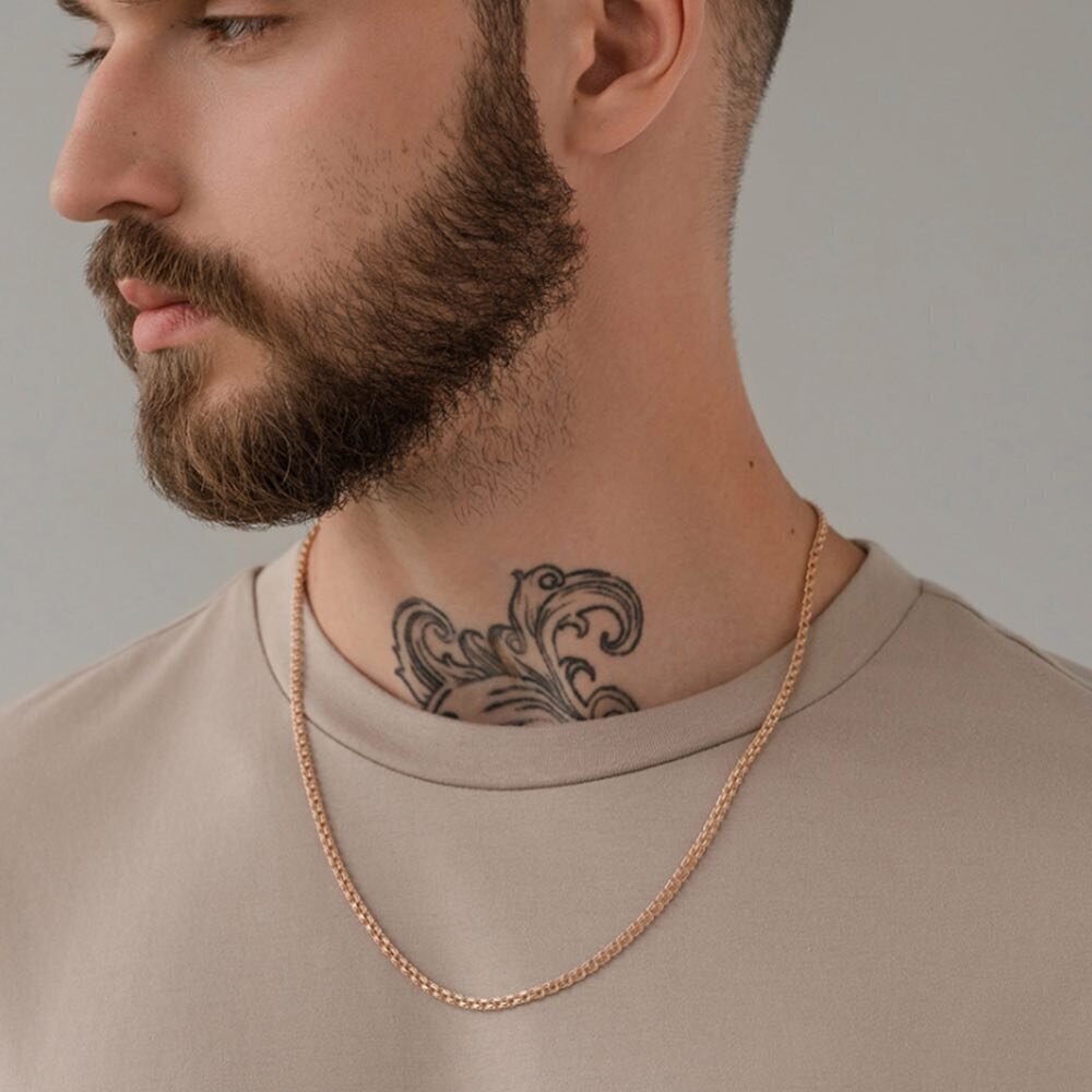 Купить Цепь из красного золота "Гарибальди" (91063)