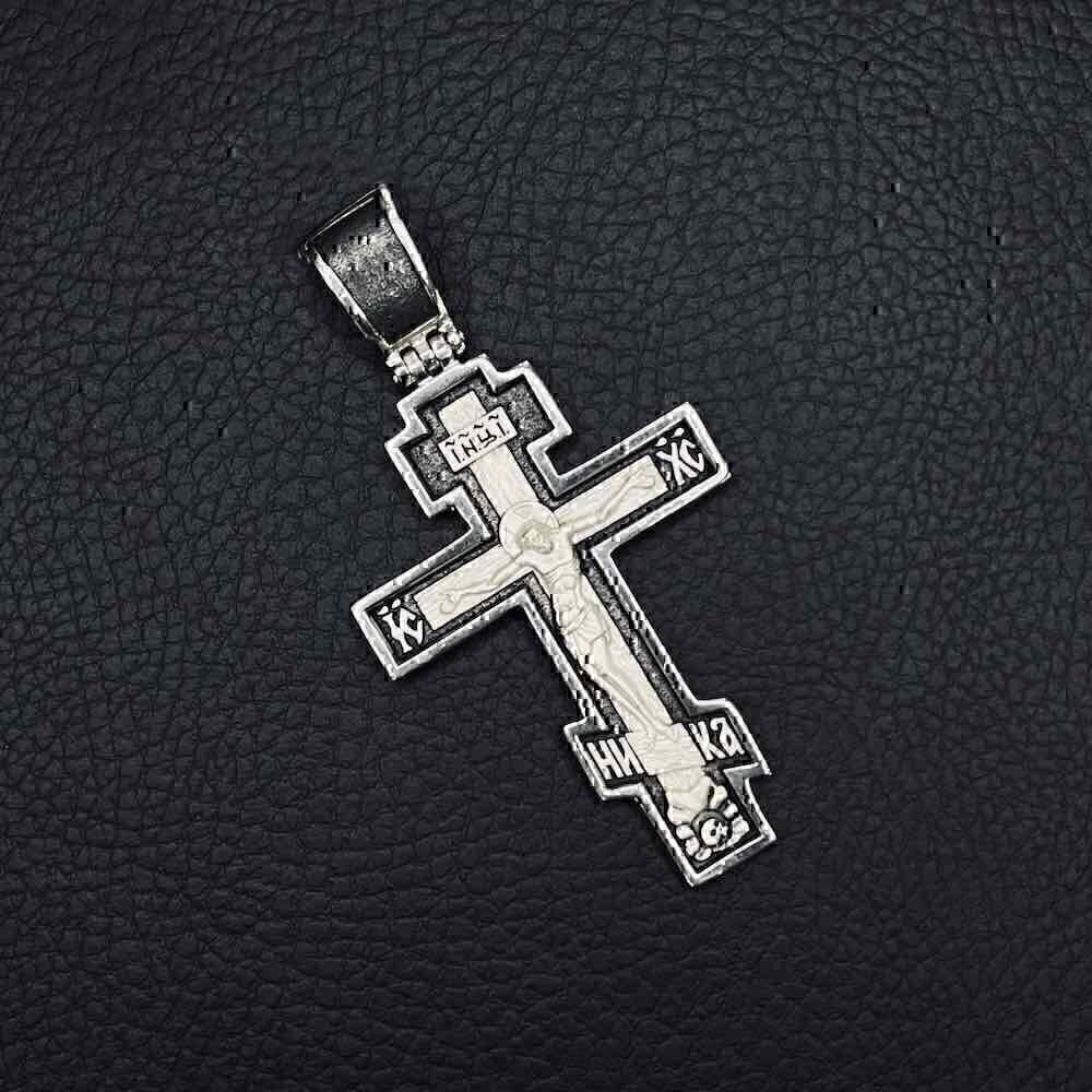 Купить Крест из серебра "Кресту твоему" (9293097)