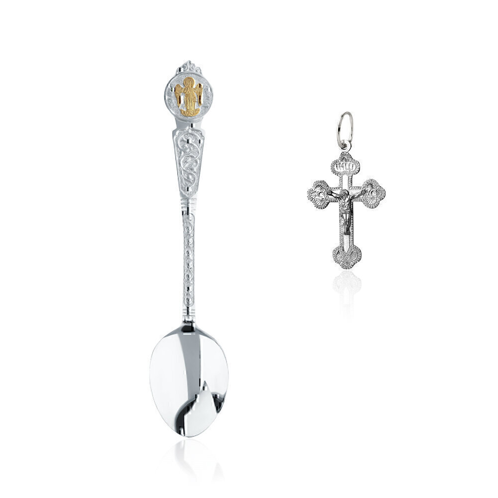 Купить Крестильный набор из серебра (7173)