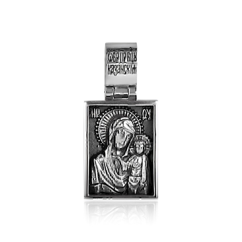 Купить Образ из серебра "Божия Матерь Казанская" (39990)