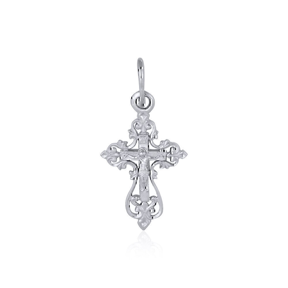Купить Крест из белого золота (24531)