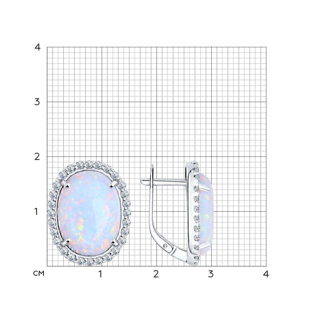 Купить Серьги из серебра (9276)