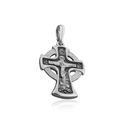 картинка Крест из серебра "Архангел Михаил" (42197) 