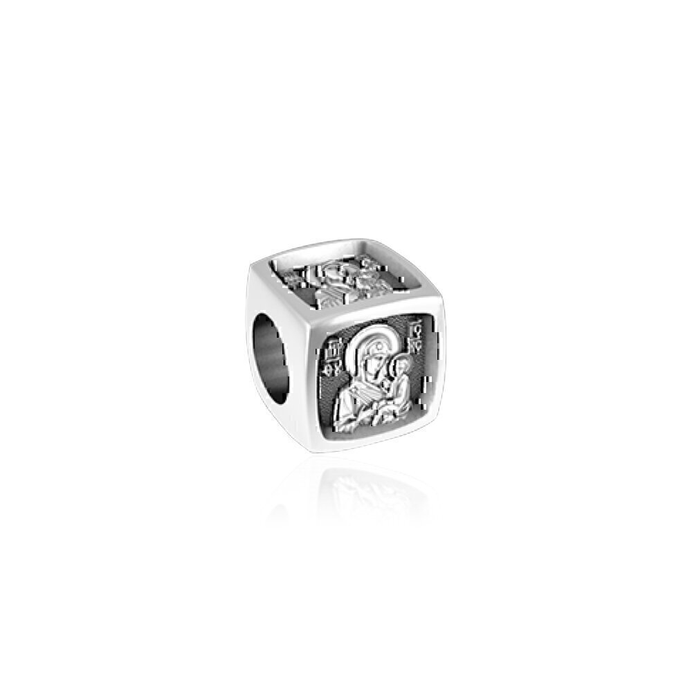 Купить Шарм из серебра "Хвала Богородице" (39383)