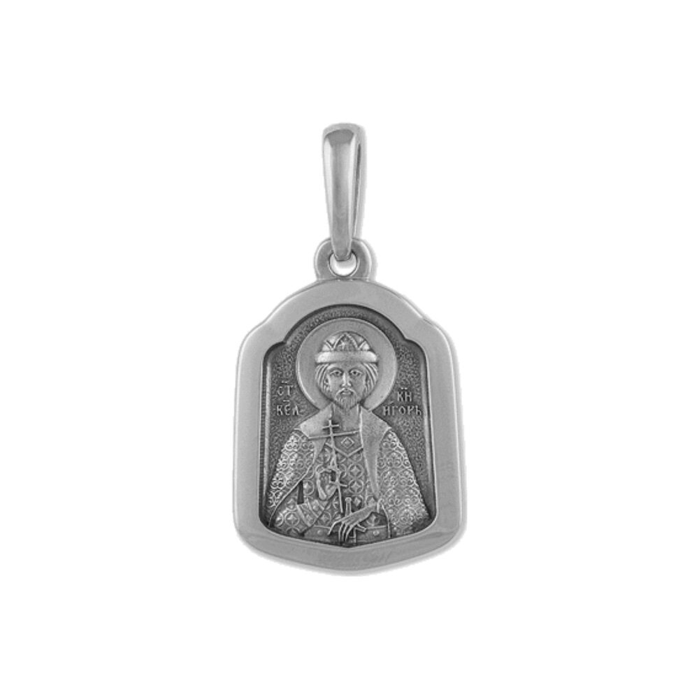Купить Образ из серебра "Святой Князь Игорь" (52262)