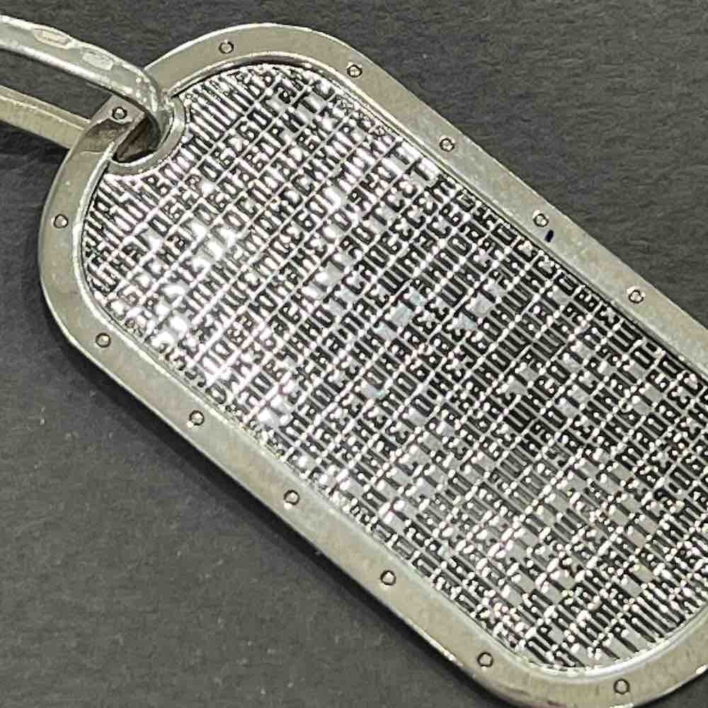 Купить Подвеска из серебра "Отче наш" (59434)