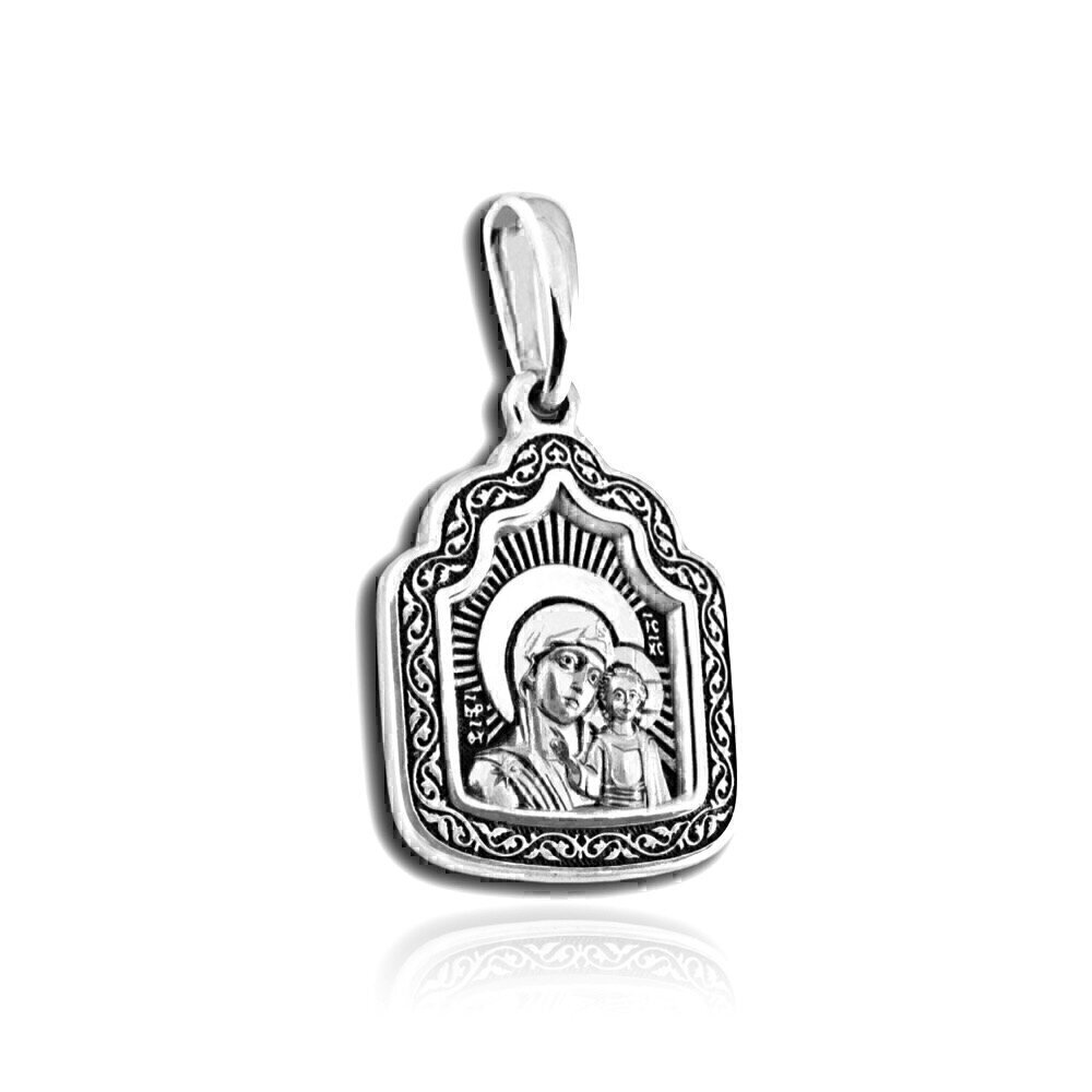 Купить Образ из серебра "Божия Матерь Казанская" (3767)