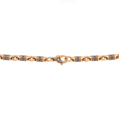 картинка Цепь литая из серебра "Спаси и Сохрани" (92504) 