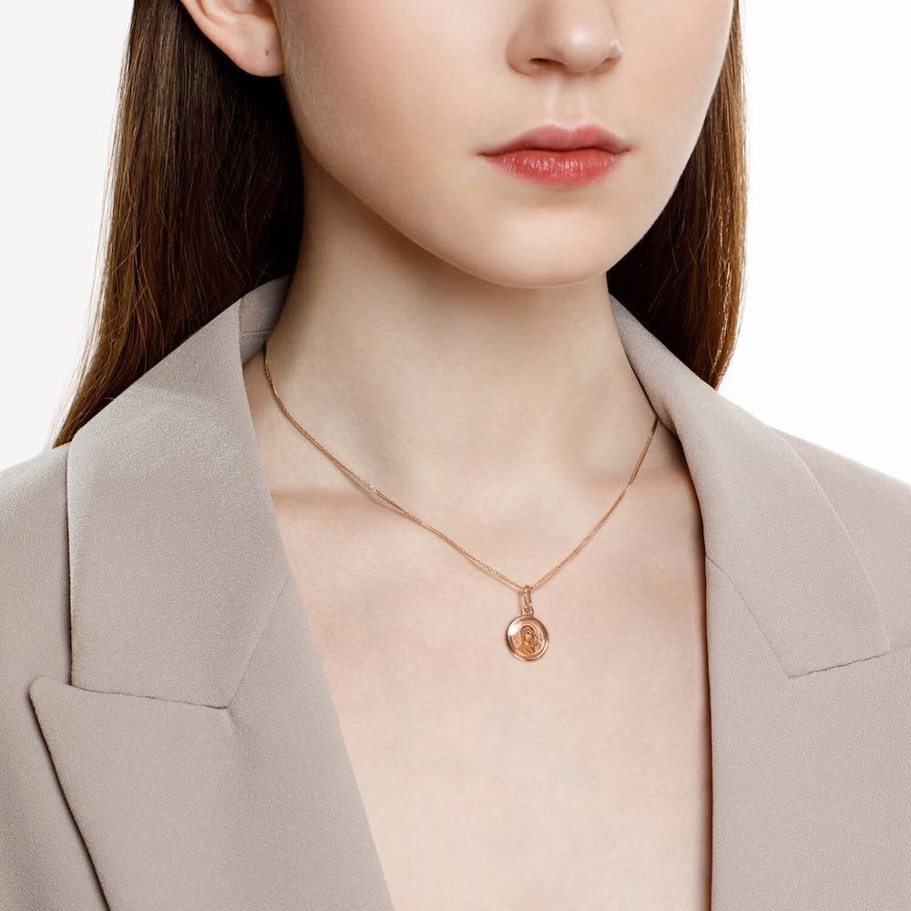 Купить Образ из красного золота "Божия Матерь Казанская" (51092)