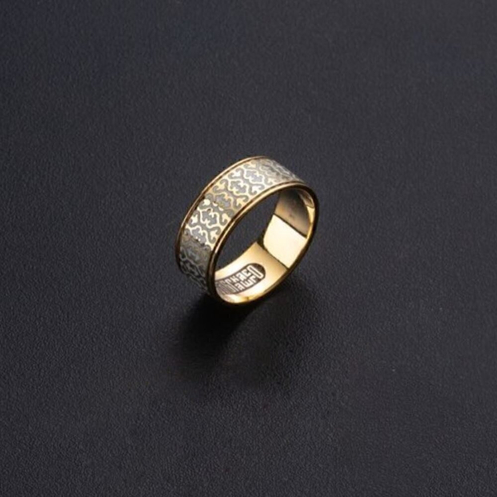 Купить Кольцо из серебра "Ангел Хранитель" с эмалью (32192)