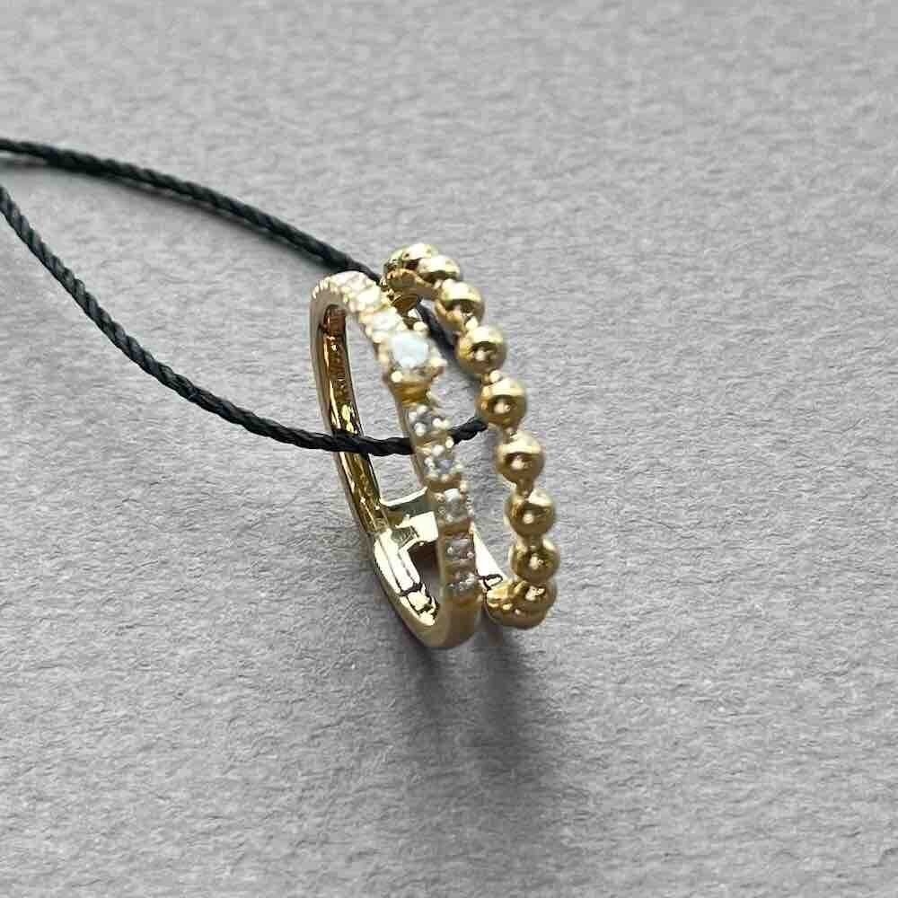 Купить Кольцо из желтого золота с бриллиантами (31067)