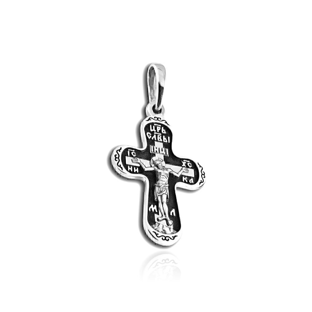 Купить Крест из серебра "Святой Николай Чудотворец" (27306)