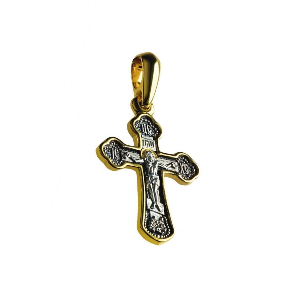 Купить Крест из серебра "Распятие Христово" (42095)