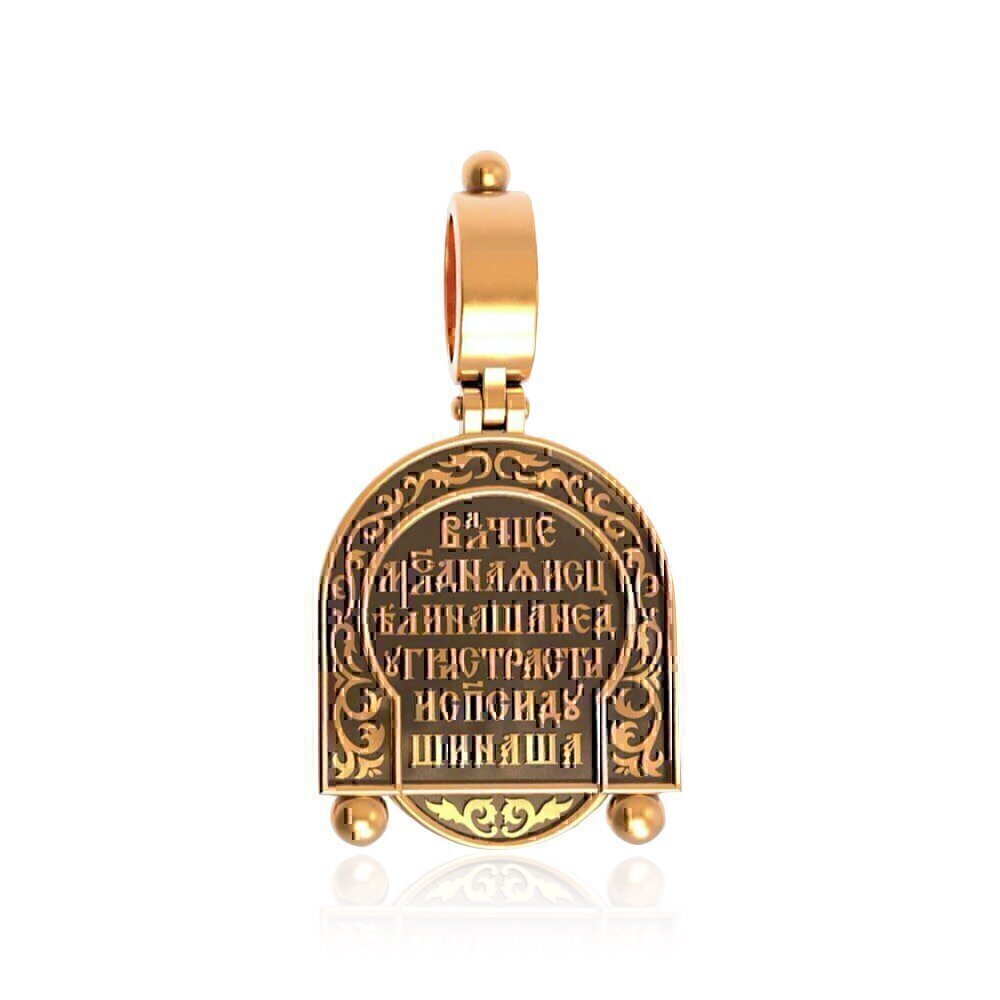 Купить Образ из красного золота "Божия Матерь Неупиваемая Чаша" (30597)