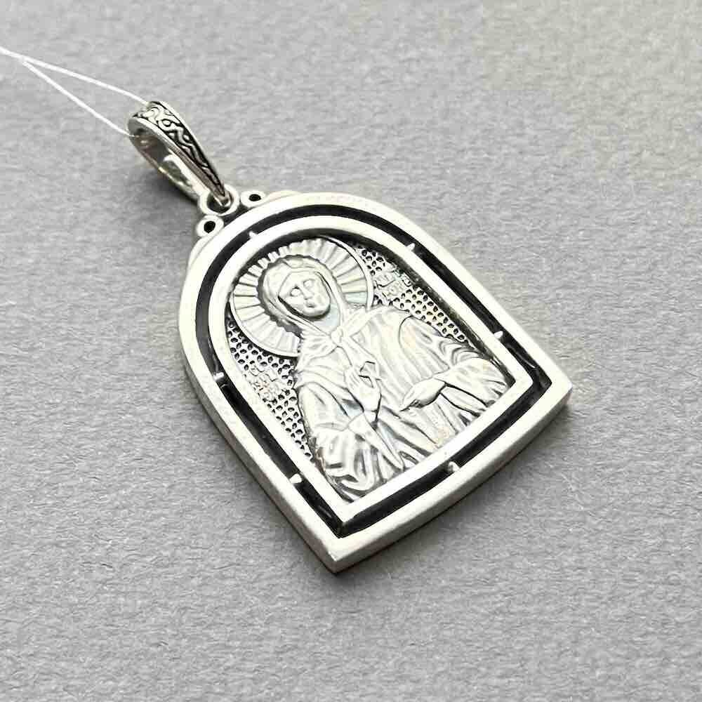 Купить Образ из серебра "Святая Матрона Московская" (52555)