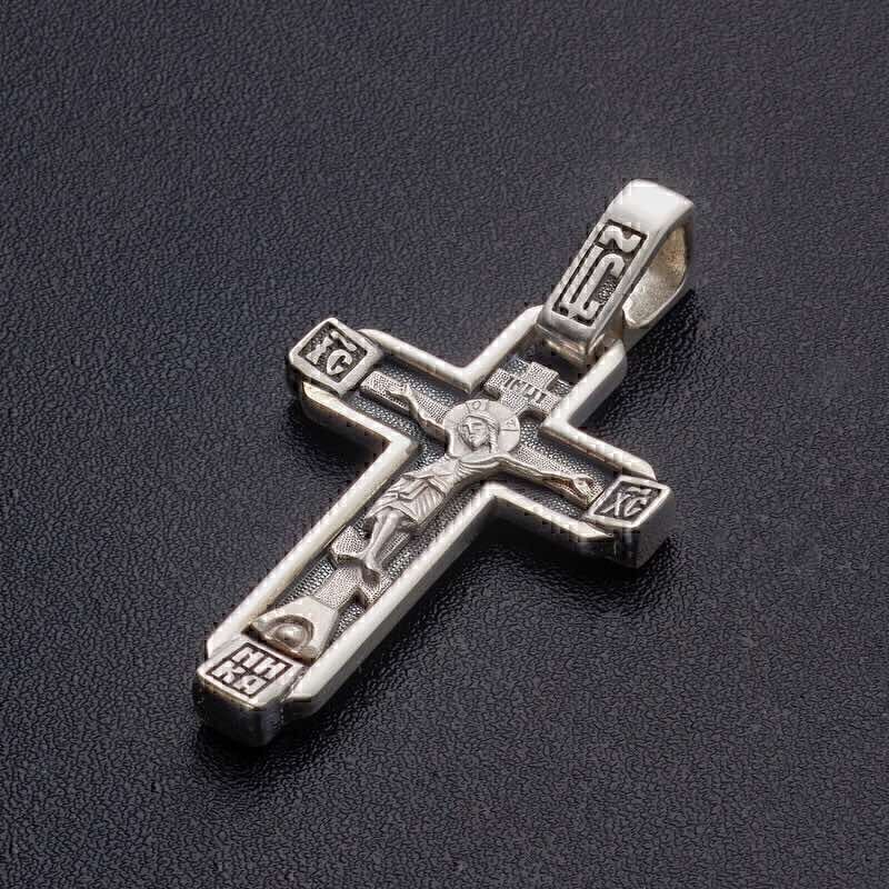 Купить Крест из серебра "Византийский" (2514)