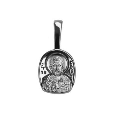 картинка Образ из серебра "Святой Николай Чудотворец" (52605) 