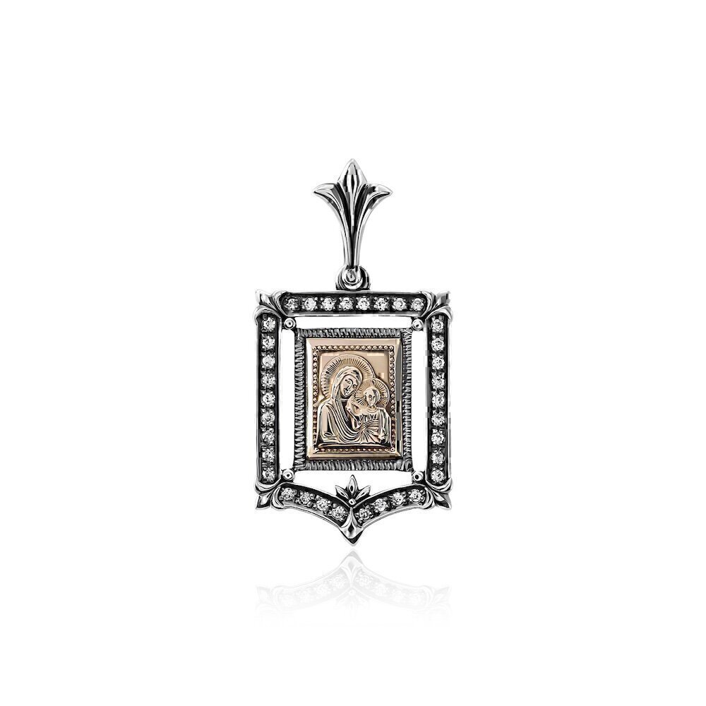Купить Образ из серебра "Божия Матерь Казанская" (96129)