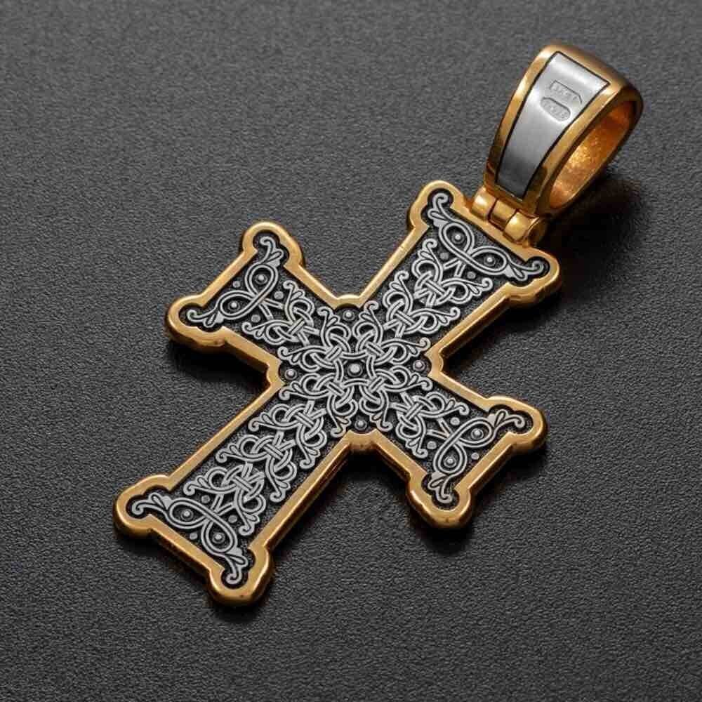 Купить Крест из серебра "Распятие Христово" (42855)