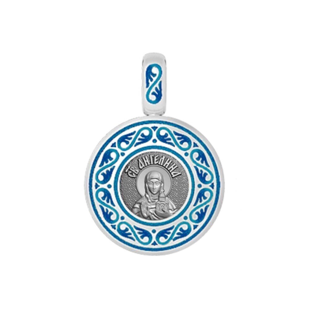 Купить Образ из серебра "Святая Мученица Ангелина" (52218)