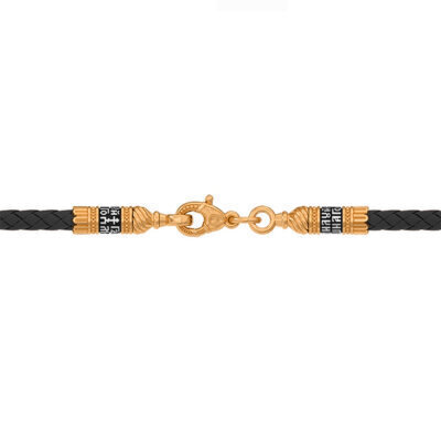 картинка Гайтан с замком из серебра "Помилуй меня грешного" (92490) 