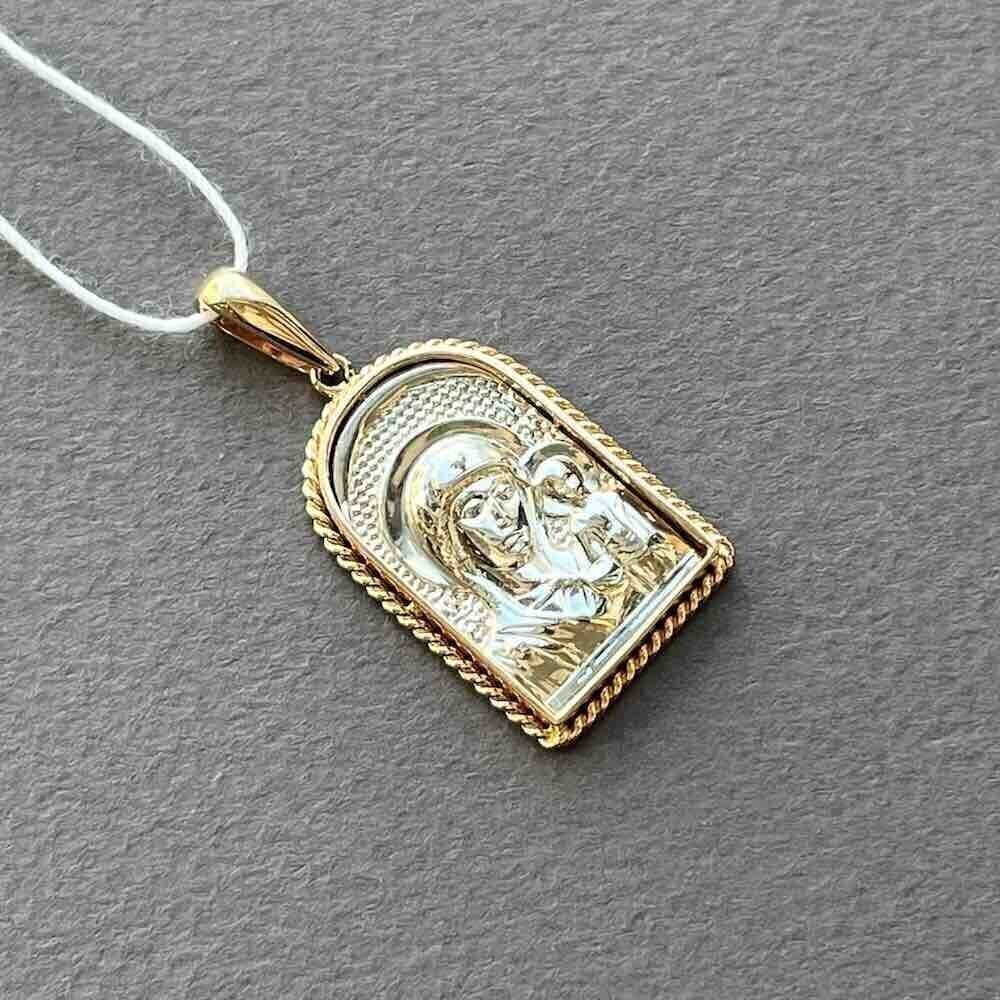 Купить Образ из красного золота "Божия Матерь Казанская" (51115)