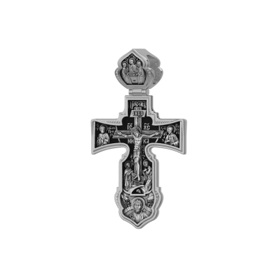 картинка Крест из серебра "Ангел Хранитель" (42928) 