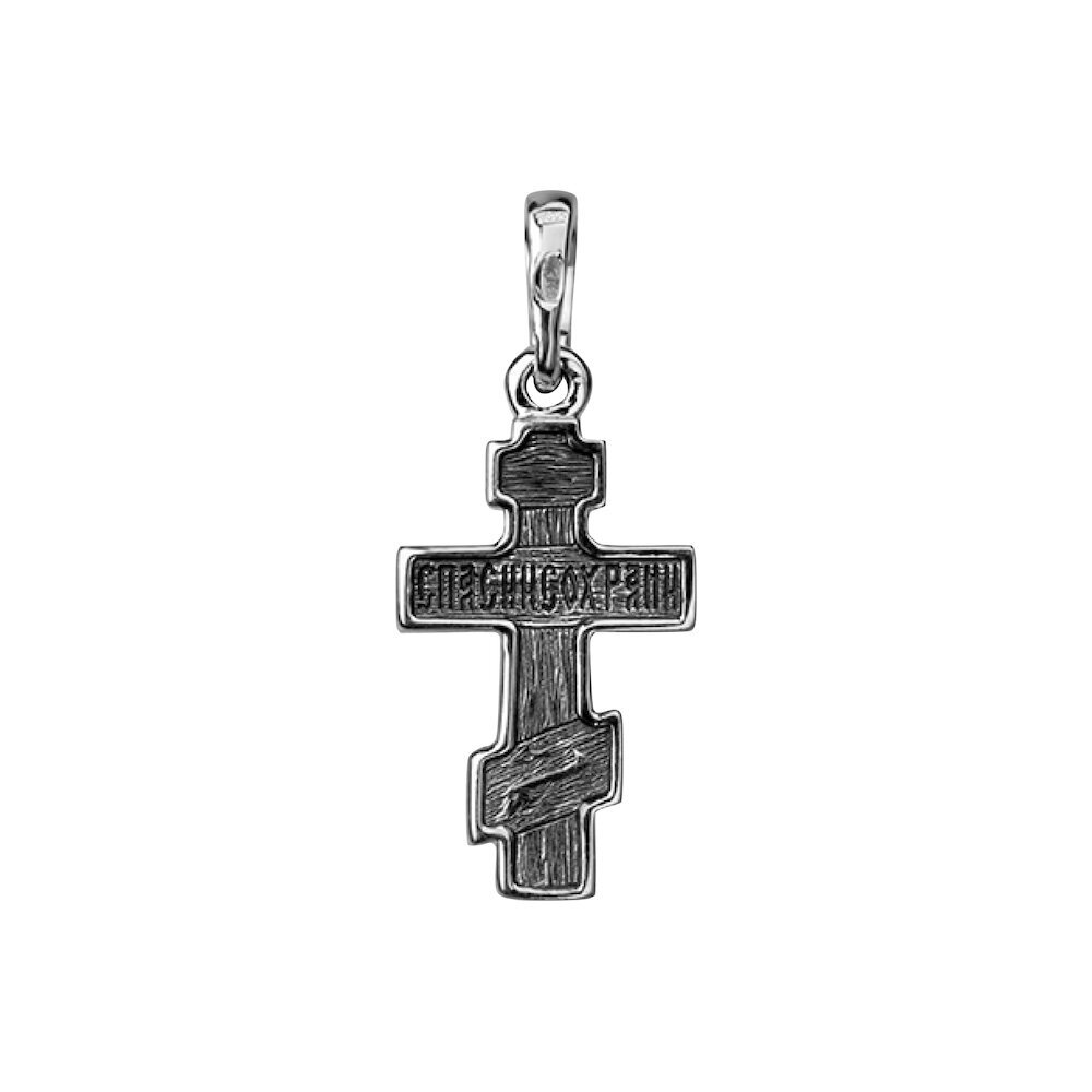 Купить Крест из серебра "Осьмиконечный" (42103)