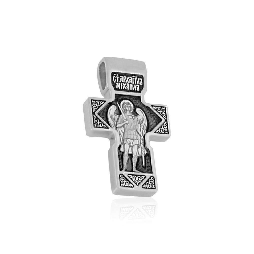 Купить Крест из серебра "Архангел Михаил" (2732)
