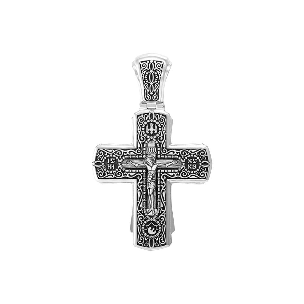 Купить Крест из серебра "Божия Матерь Казанская" (42904)