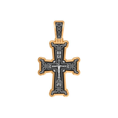 картинка Крест из серебра "Распятие Христово" (42855) 