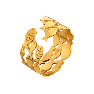 картинка Кольцо из серебра "Рыбки" (32309) 