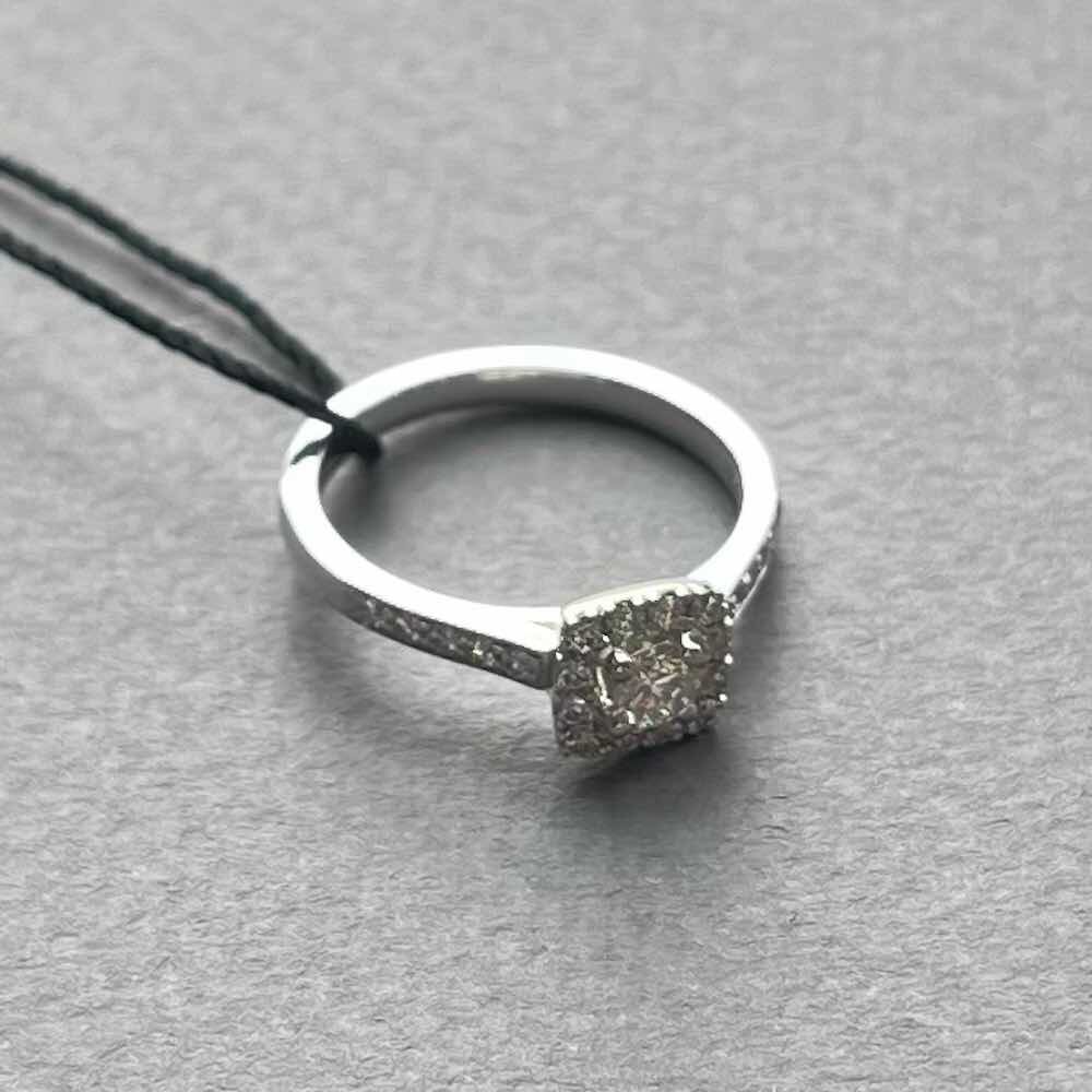 Купить Кольцо из белого золота "Спаси и Сохрани" с бриллиантами (31068)