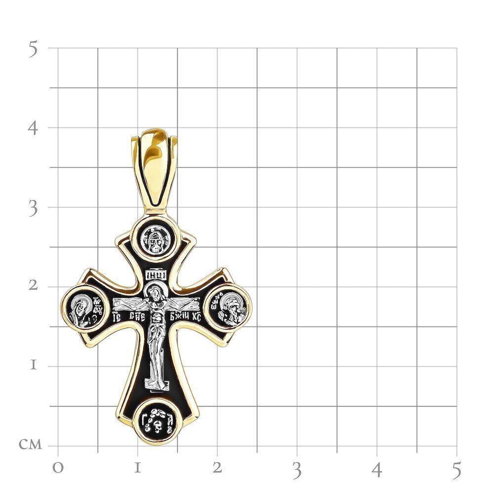 Купить Крест из серебра "Помилуй Мя Грешного"" (42756)