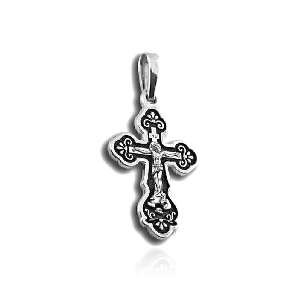 Купить Крест из серебра "Спаси и Сохрани" (27300)