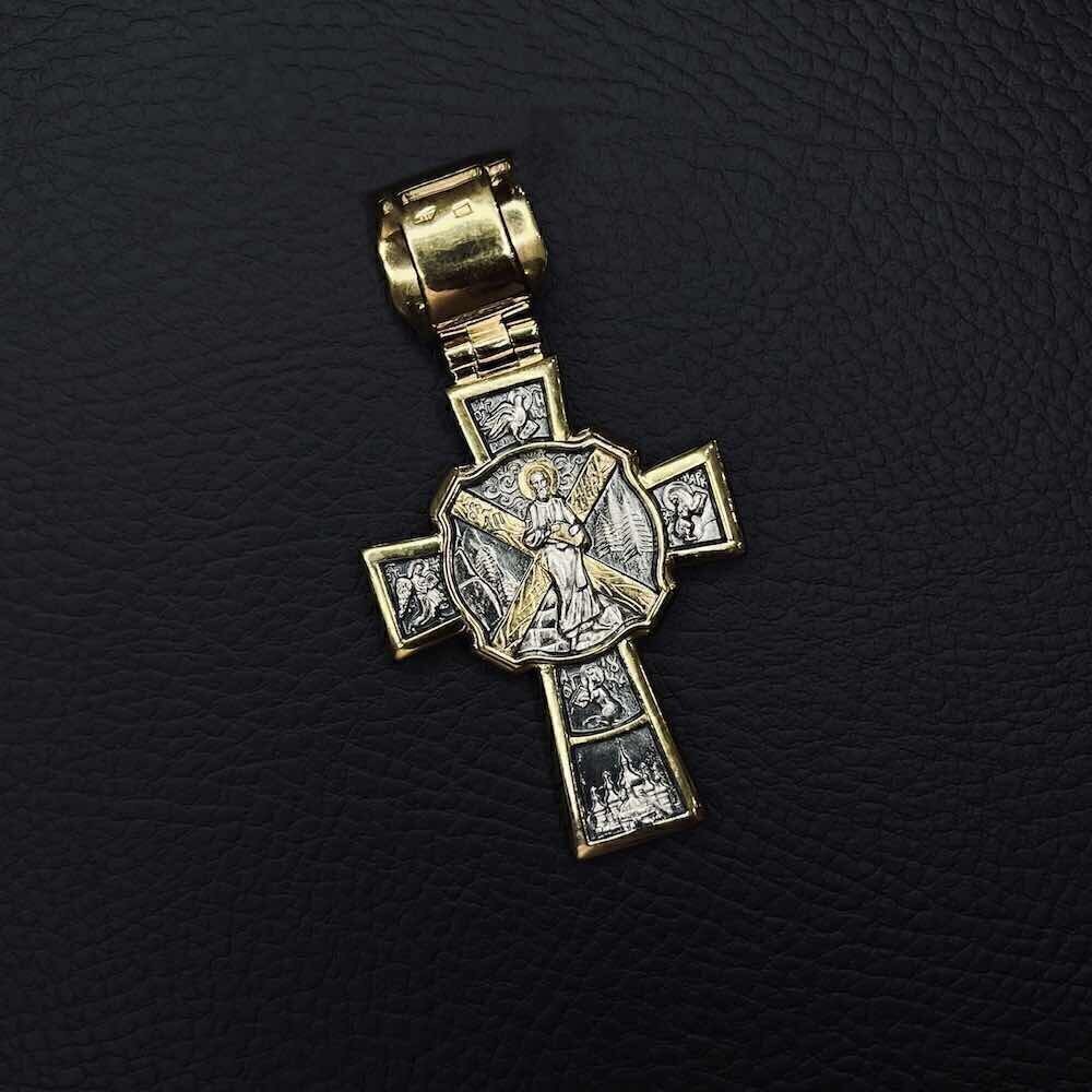 Купить Крест из серебра "Андреевский" (42093)