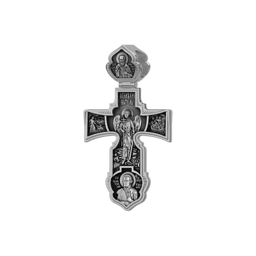 Купить Крест из серебра "Ангел Хранитель" (42928)