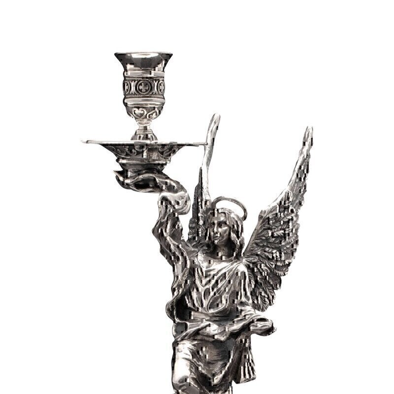 Купить Подсвечник из серебра "Ангел-Хранитель" (8481)