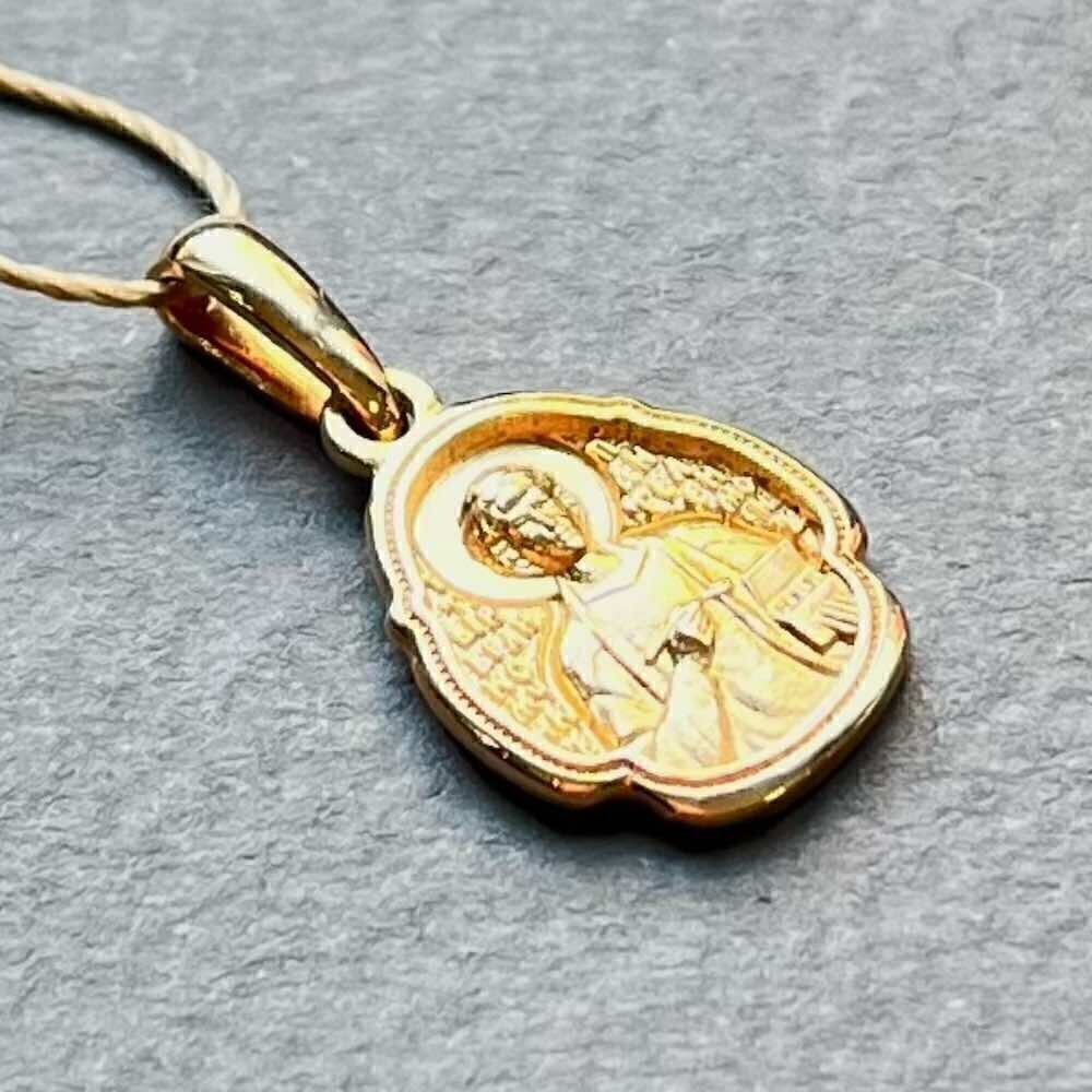 Купить Образ из красного золота "Святой Пантелеимон Целитель" (51016)