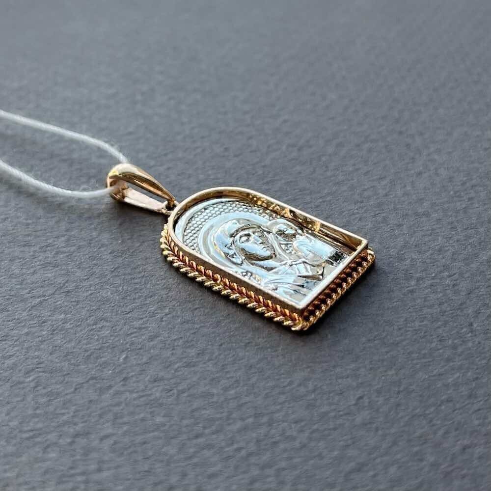 Купить Образ из красного золота "Божия Матерь Казанская" (51115)