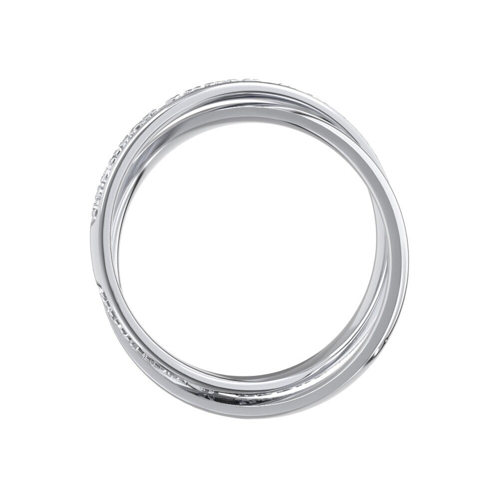 Купить Кольцо двойное из серебра "Спаси и Сохрани" (32146)