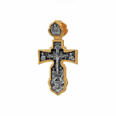 картинка Крест из серебра "Ангел Хранитель" (42857) 